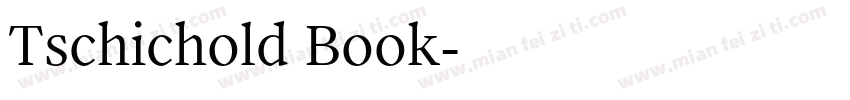 Tschichold Book字体转换